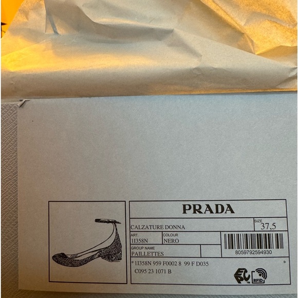 Prada
Sequined Satin Pumps Sandals - Picture 7 of 7